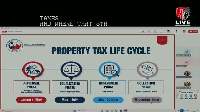Harris County officials outline property appraisal and protest timeline for homeowners