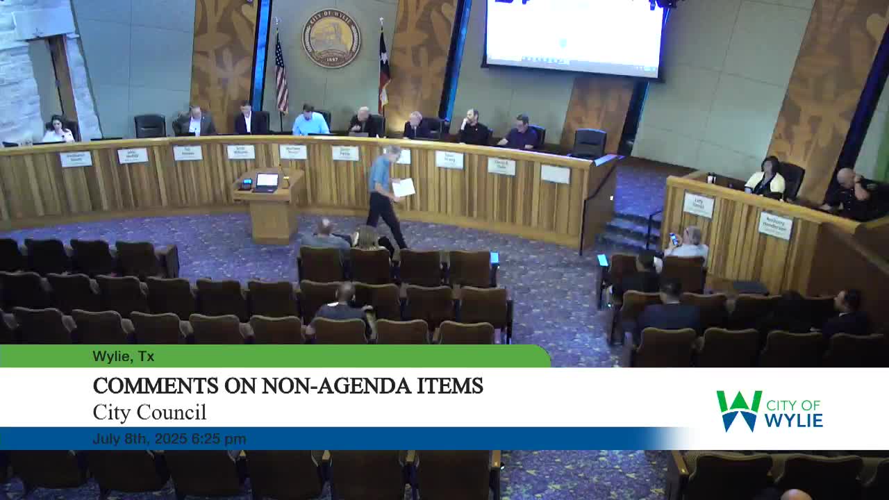 Wylie Council addresses resident concerns over utility right-of-way and telecommunications permits