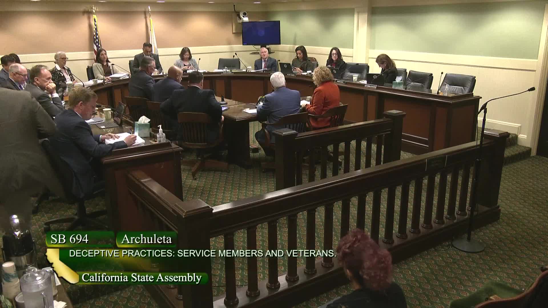 California Senate passes bill to protect veterans from claims fraud