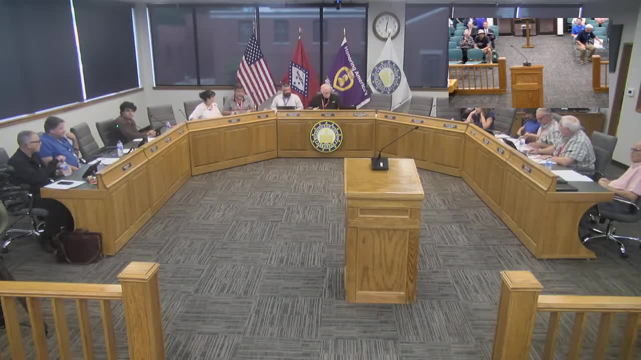 JP Koger requests agenda change due to family illness during council meeting