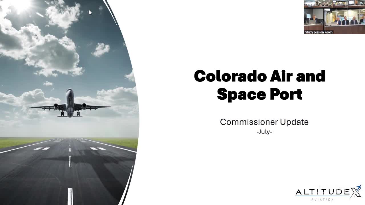 AltitudeX outlines plans for Colorado Air and Space Port development and infrastructure needs