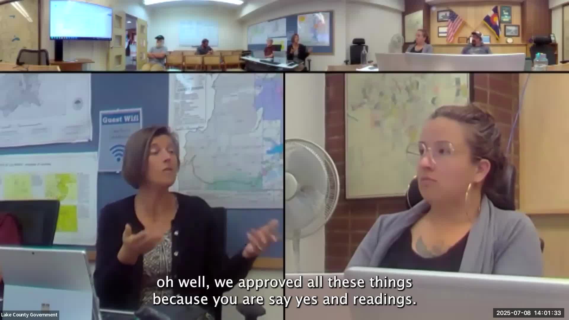 Kevin highlights Cooper ski patrol payment issues at town meeting