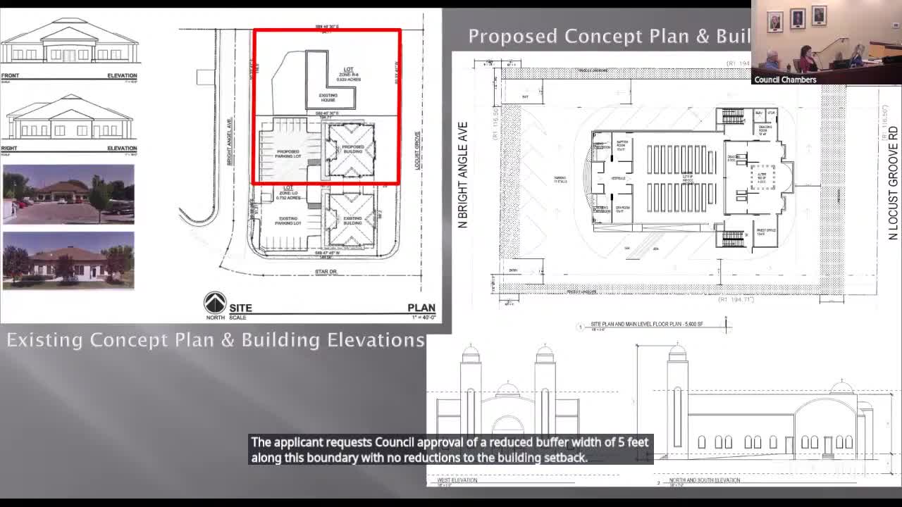 Council assesses development plan for new two-story church on North Locust Grove Road