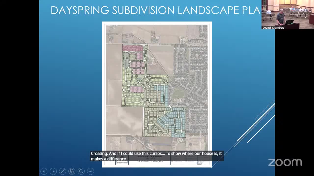 Residents request traffic calming measures for Seasons Park amid Dayspring development
