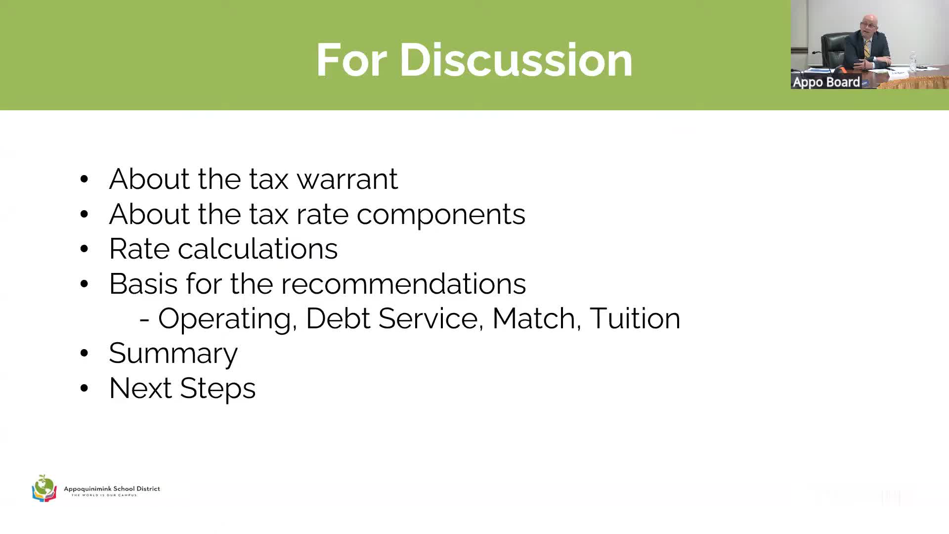 Newcastle County school district reviews $15.4 billion tax warrant for FY26