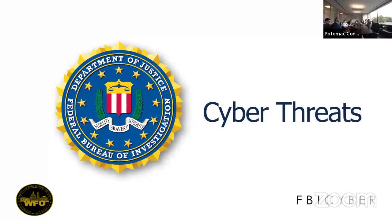 FBI's Emily Odom discusses cyber threat landscape with CISA in DC meeting