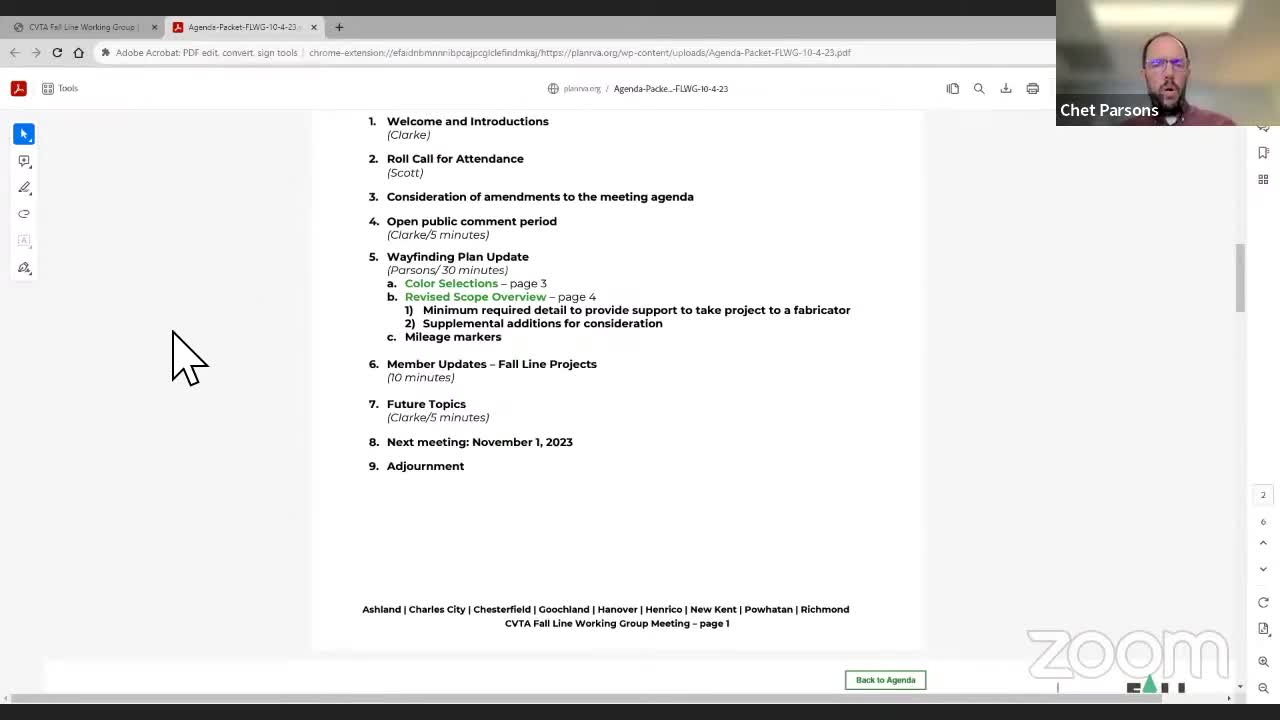 Henrico trail committee discusses half-mile markers for urban trail navigation
