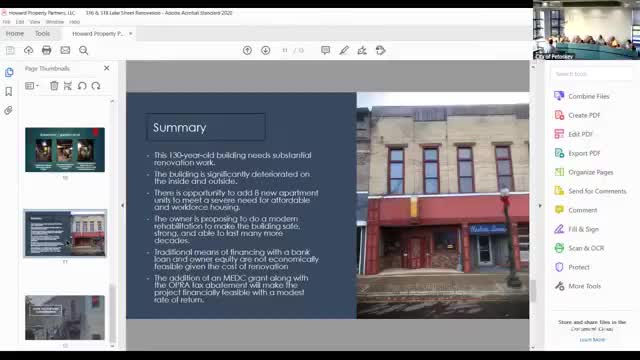 City discusses rent strategy and timeline for new apartment project