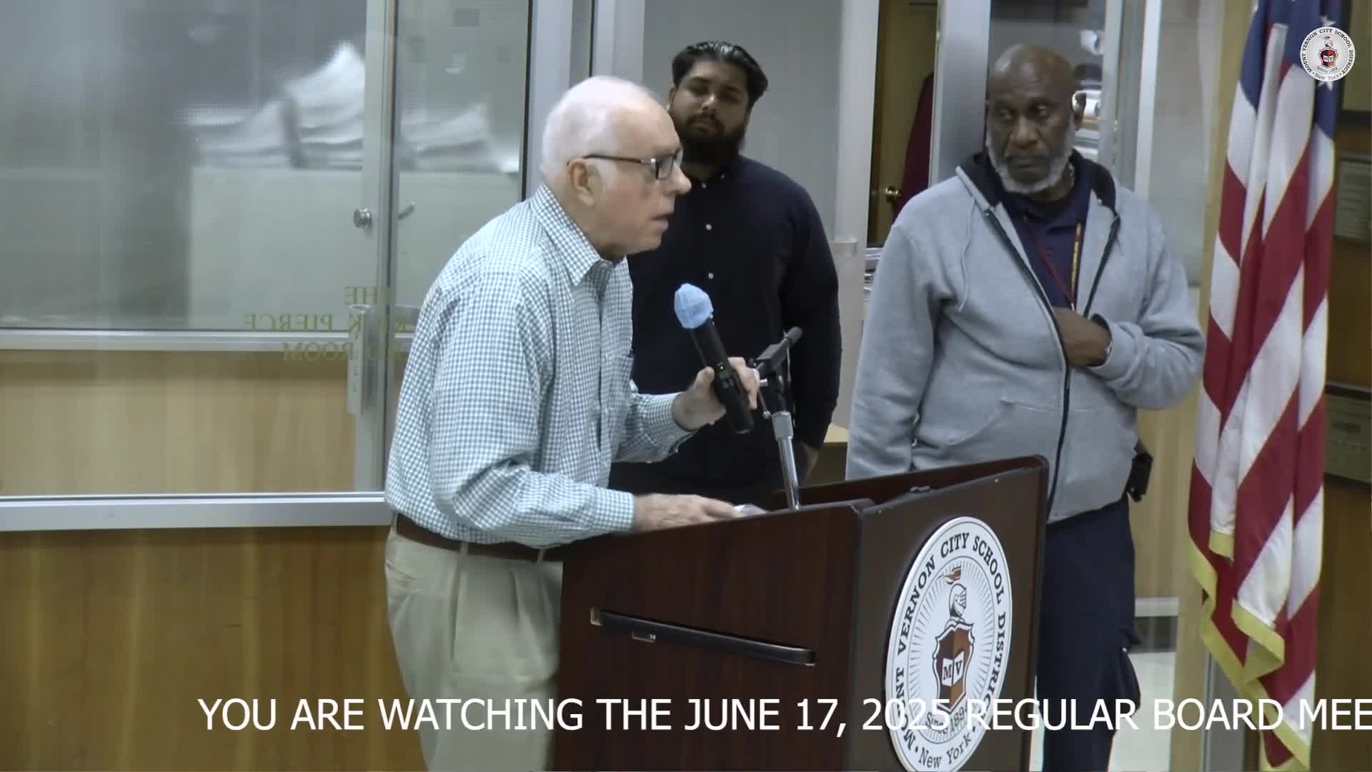 Community voices concern over school closures and salary raises in Mount Vernon