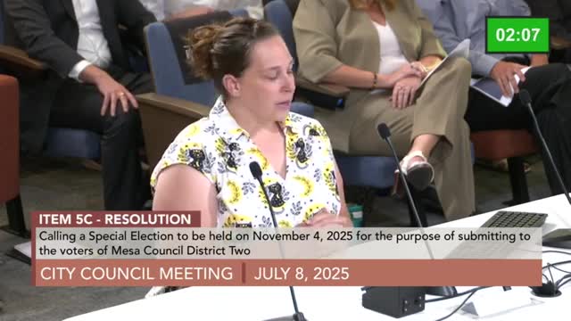 Mesa City Council votes to call special election amid recall controversy