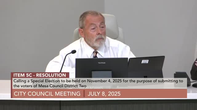 Mesa City Council discusses recall effort against Council Member Spilsbury