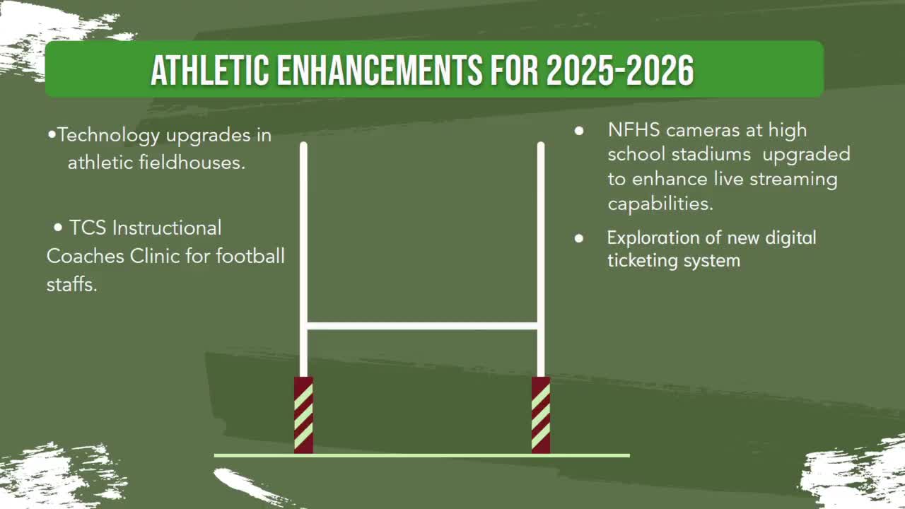 Athletic Director outlines digital ticketing and sports development plans for schools