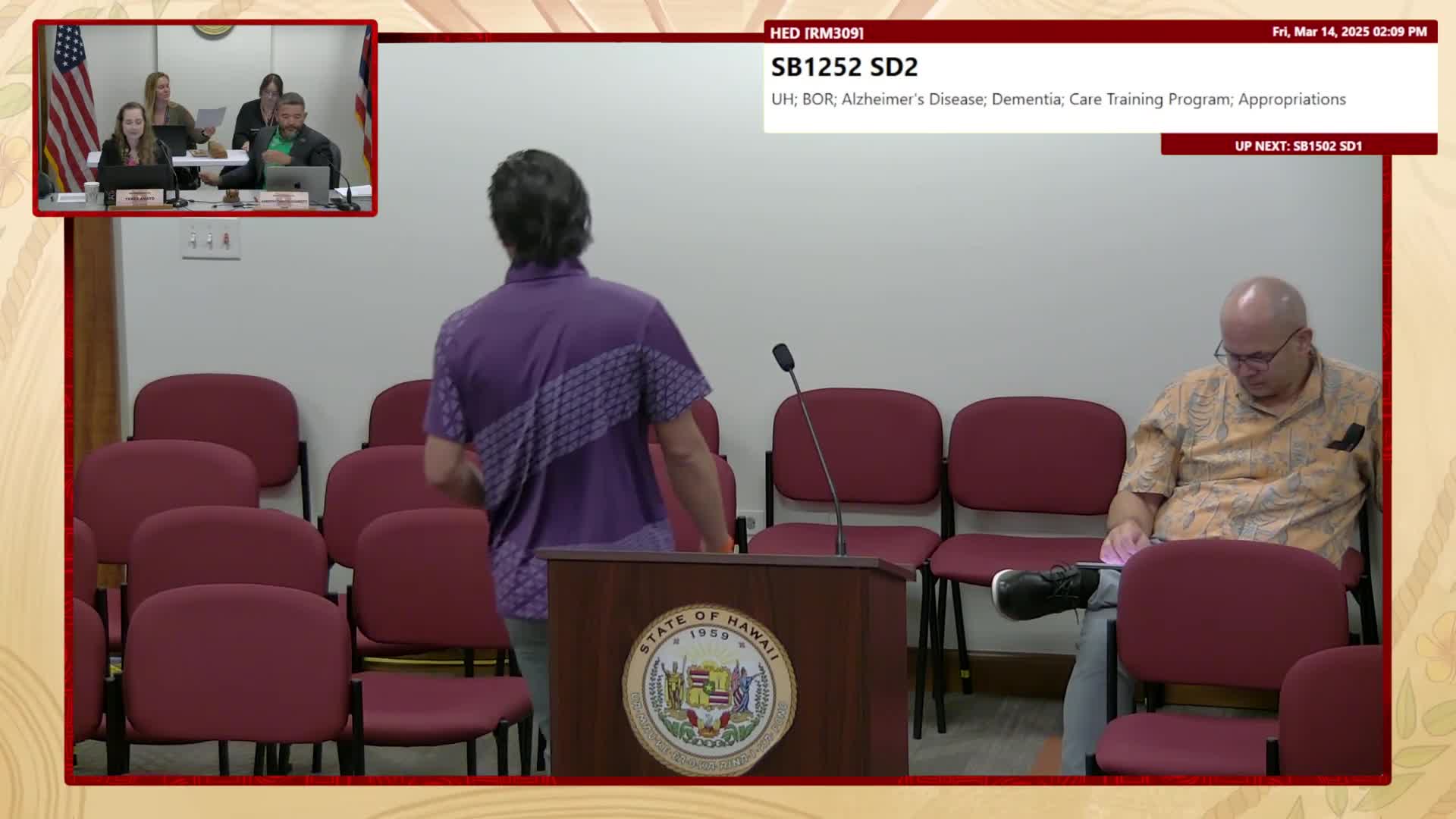 Committee advances defense-sector workforce bill for UH with amendments; HD 1 moves to finance