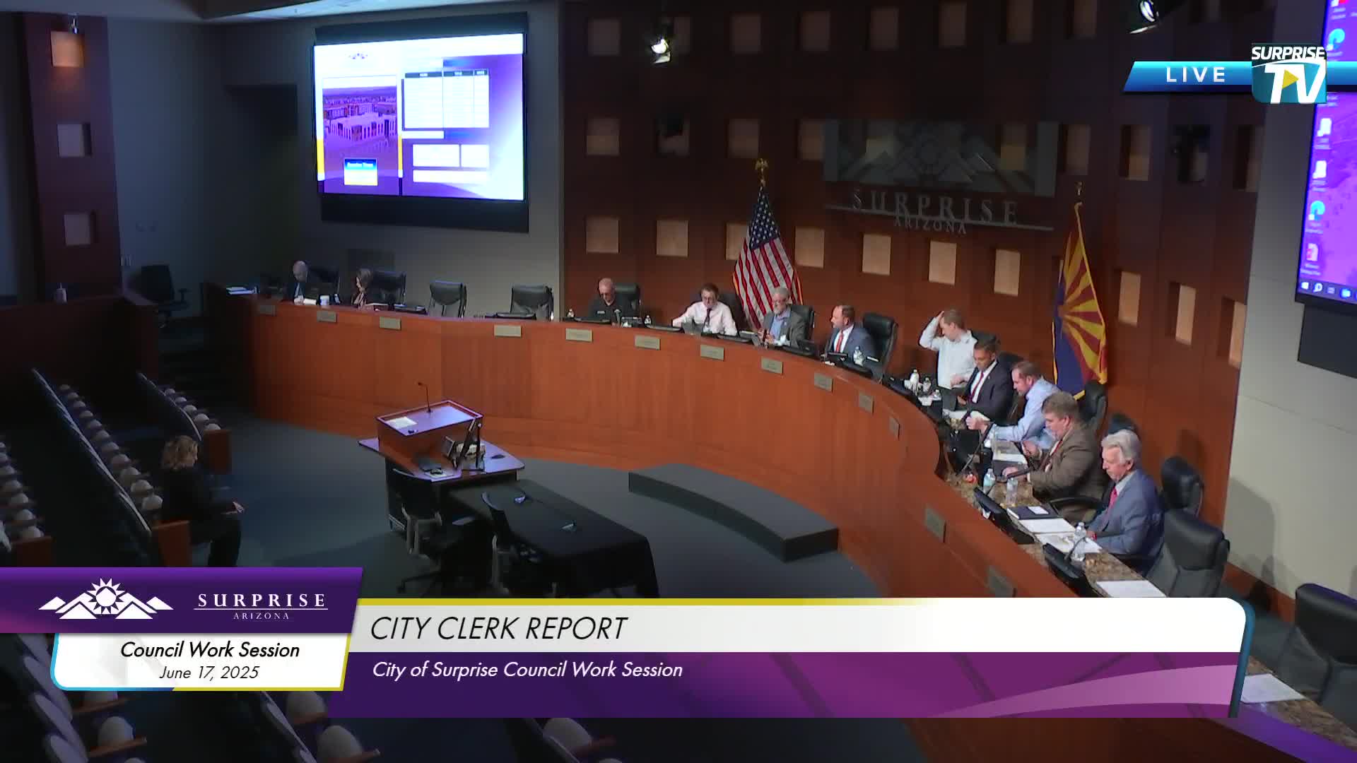 Surprise reports FY2025 general fund ahead through March; sales tax up, services spending lags