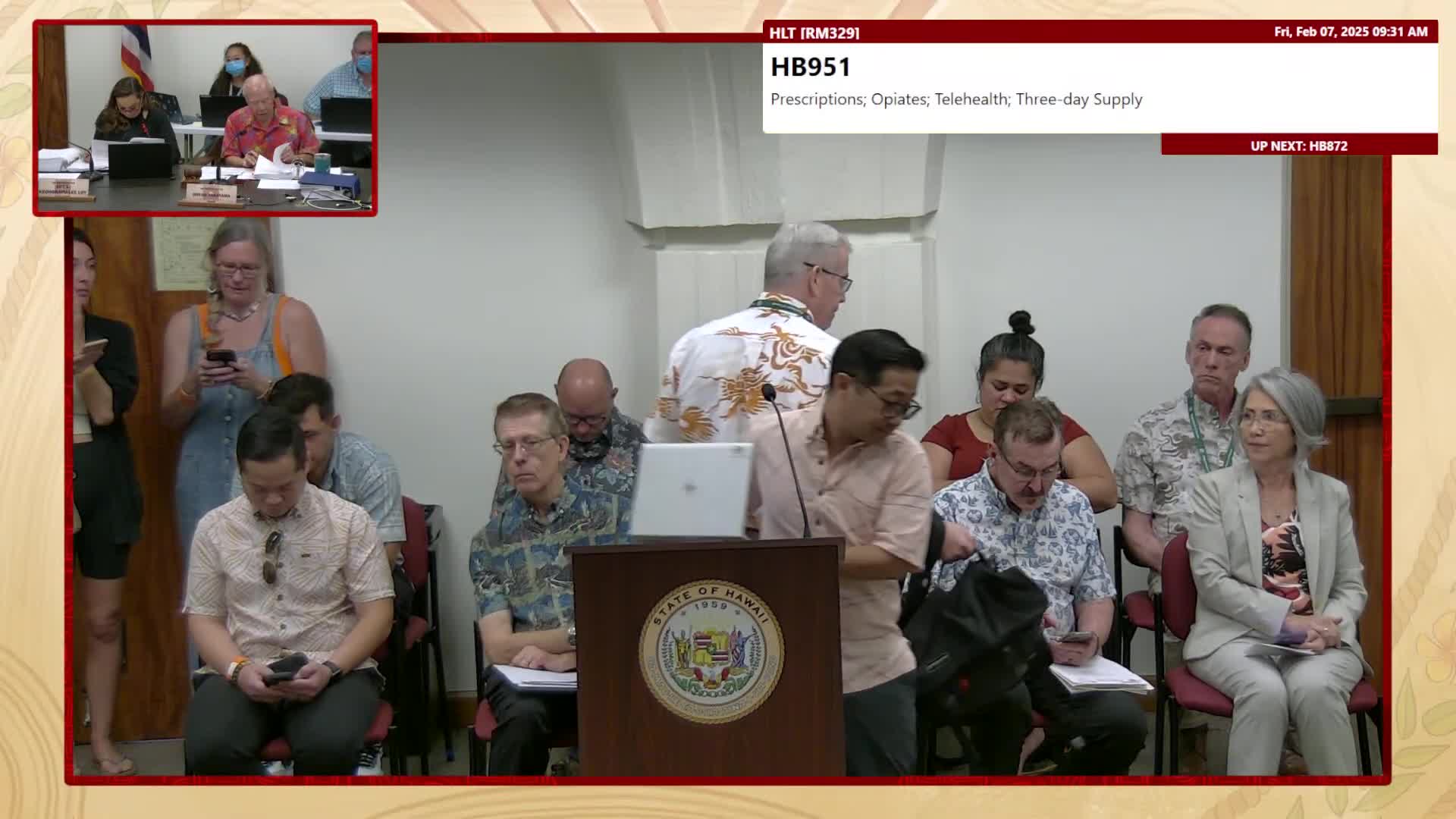 Hawaii Health Committee advances bills on opioid prescriptions and viral hepatitis