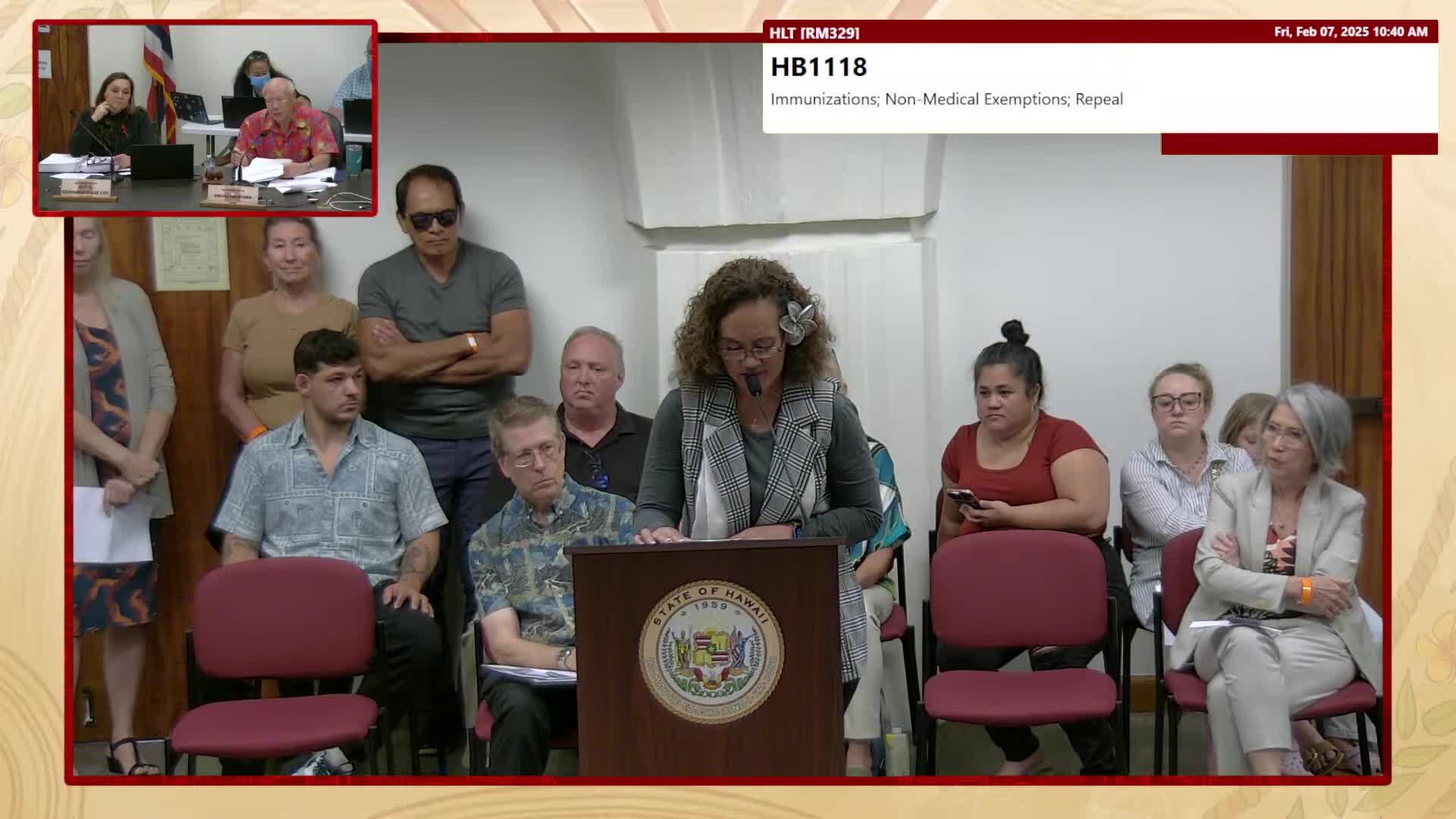 Hawaii lawmakers hear strong opposition to HB 1118 over vaccination exemptions