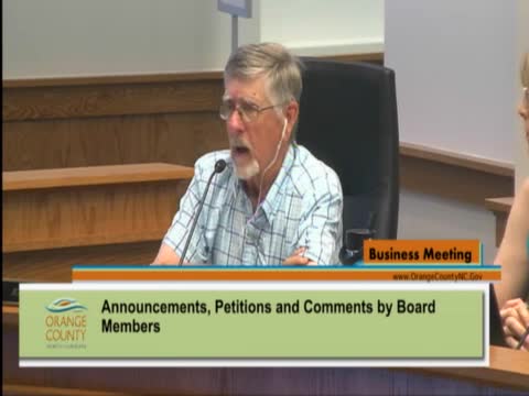 Orange County commissioners oppose Senate Bill 205 restricting local land use authority