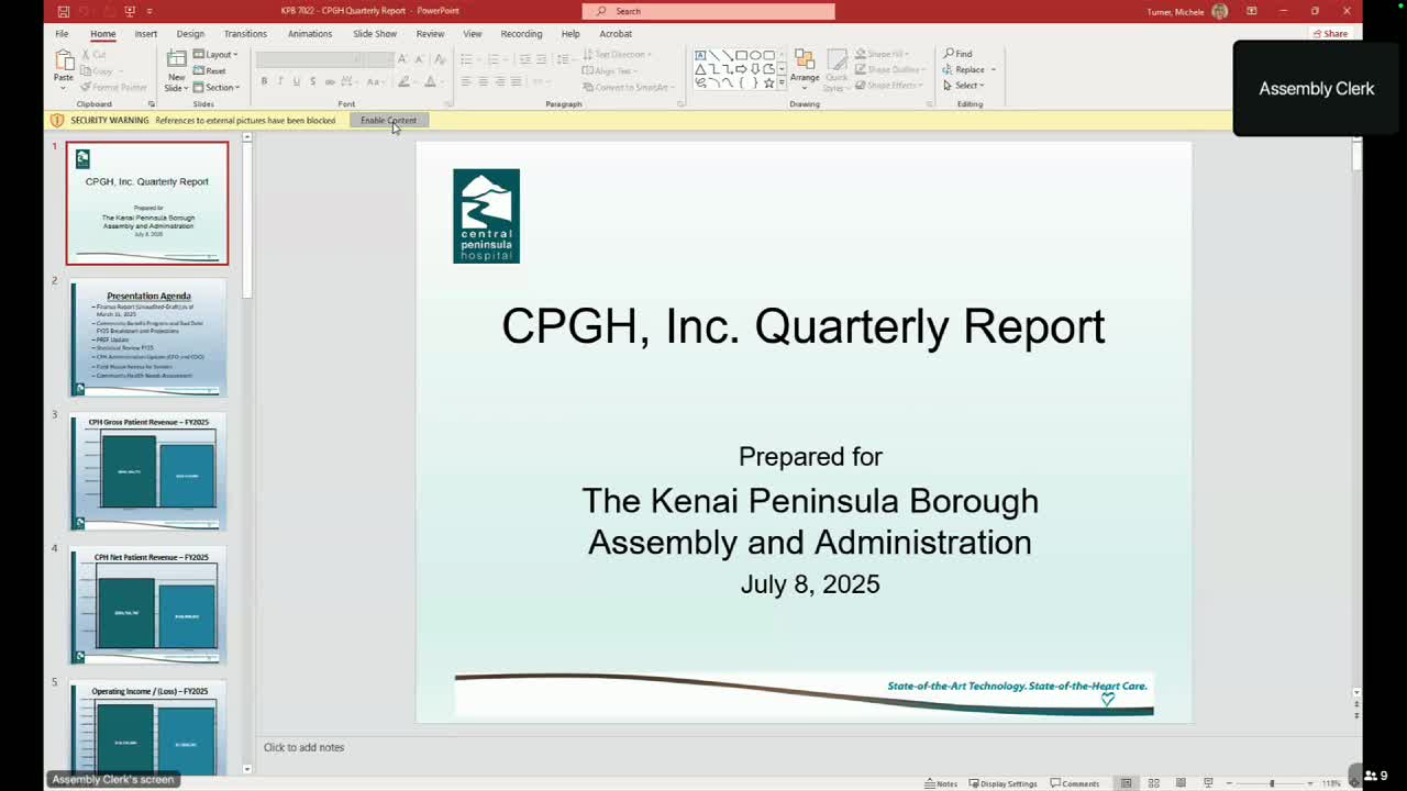 Central Peninsula Hospital reports fiscal growth and unveils community health initiatives