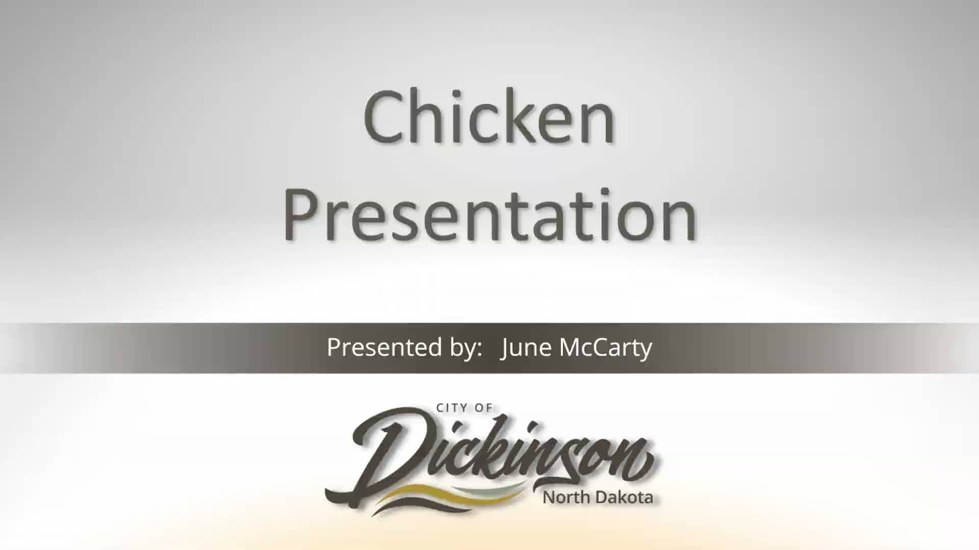 Resident proposes allowing backyard chickens; city attorney and staff ask for enforcement and cost analysis