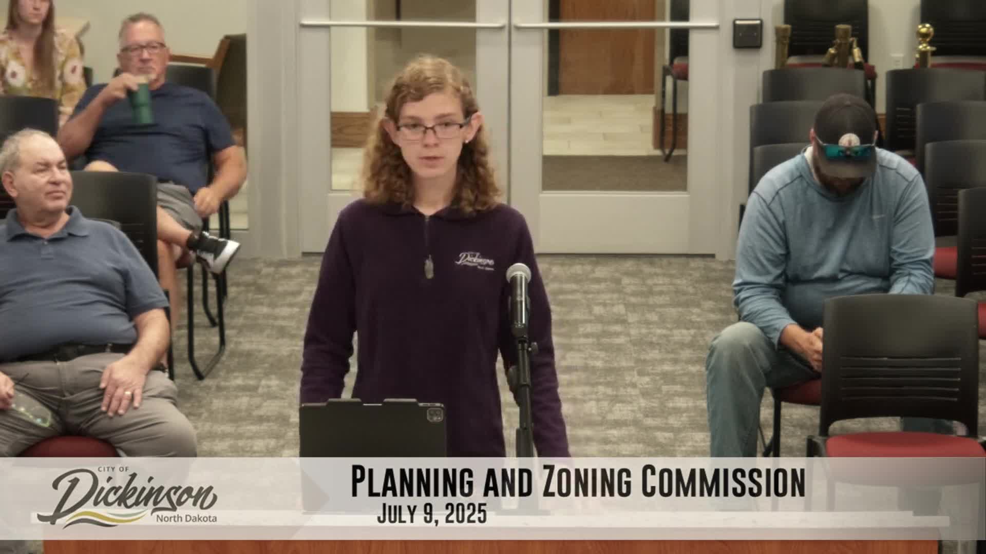 June McCarty proposes backyard chicken ordinance change in Dickinson City Council meeting