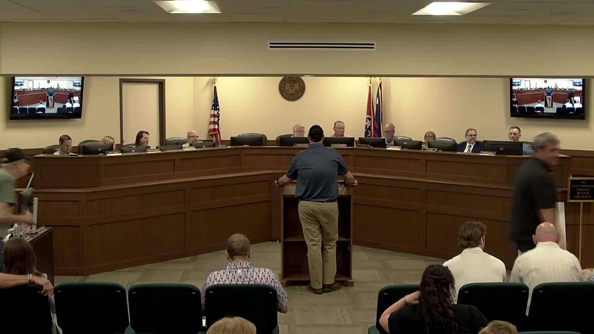 Columbia Planning Commission reviews telecommunications tower proposal at Christ Our Savior Church