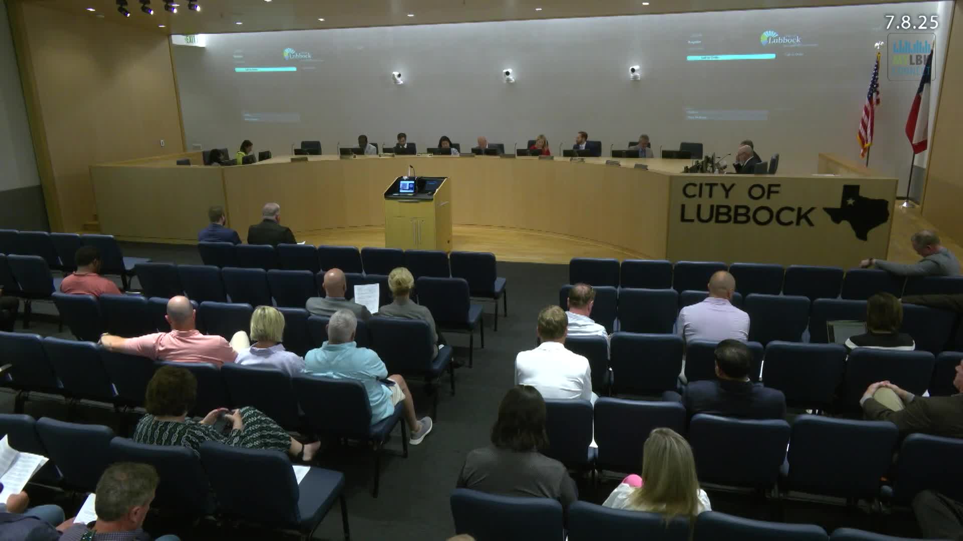 Lubbock City Council starts with citizen comments from civil rights advocate Jessica Saxton