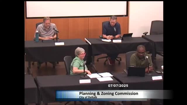 DeKalb Planning Commission recommends approval for bank at 330 Grove Street