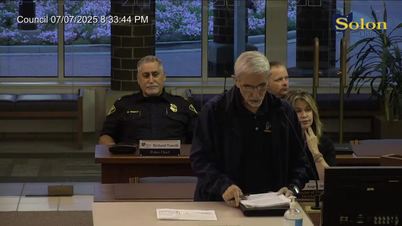 Solon City Council debates enforcement of marijuana dispensary prohibition after resident concerns