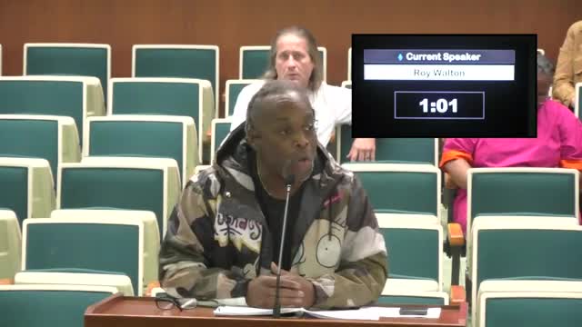 Brianna Roberts addresses police conduct at local community meeting
