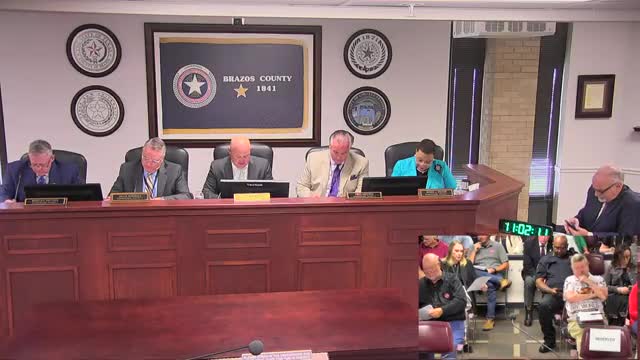 Brazos County Court approves road reconstruction and utility permits for multiple projects