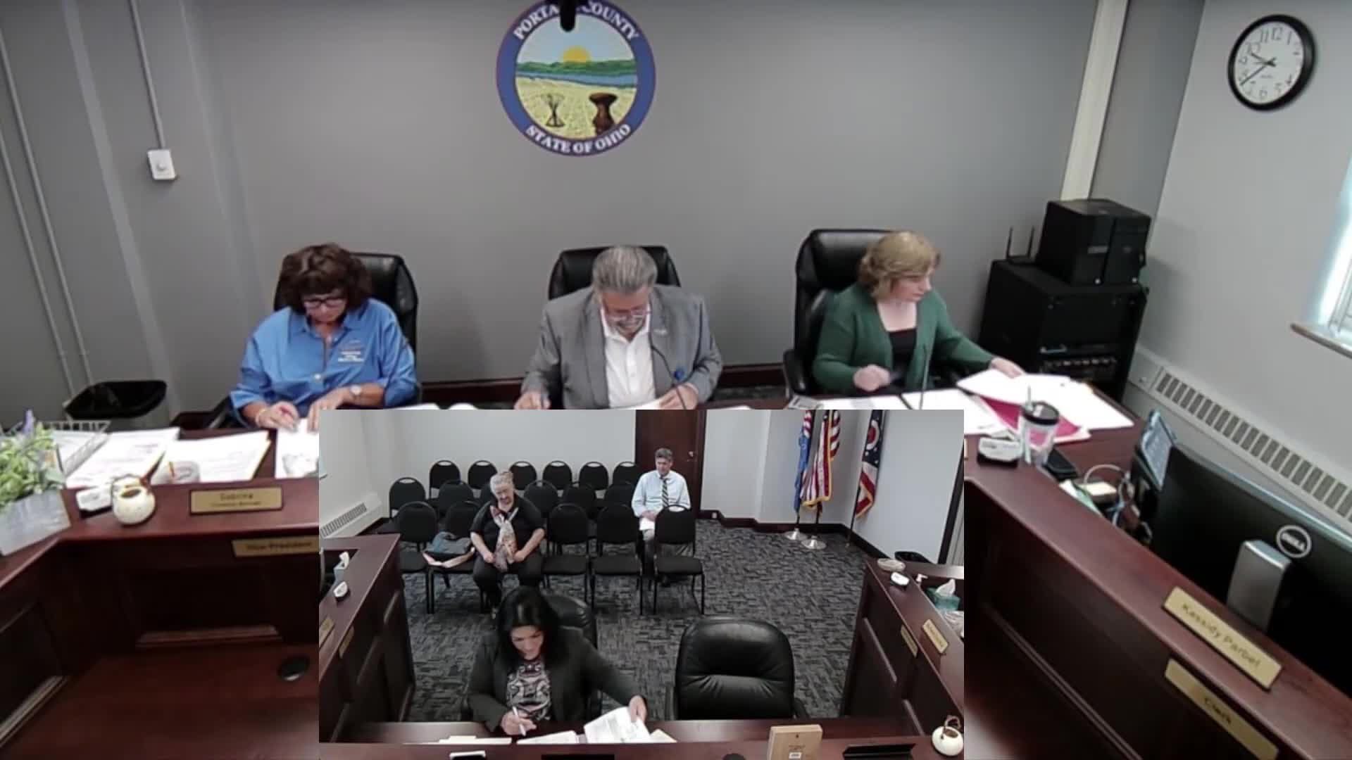 Portage County commissioners approve 2026 tax budget and various funding transfers