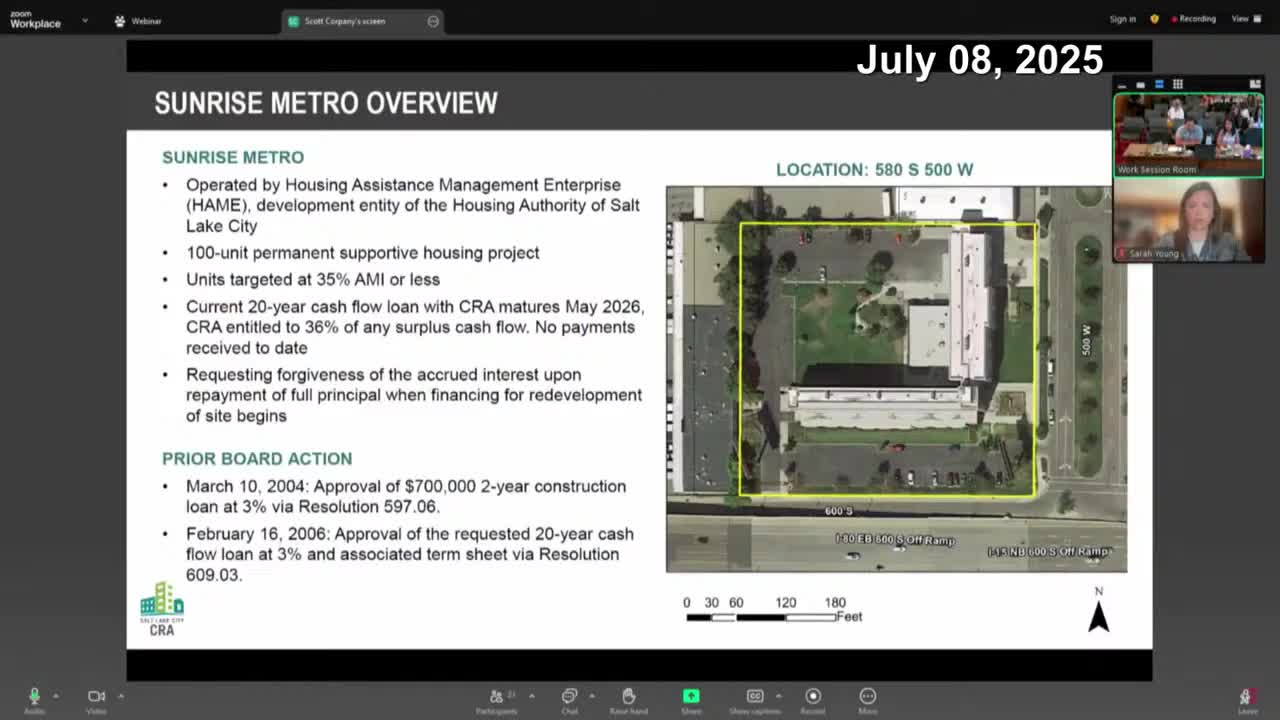 Sunrise Metro requests $315K interest forgiveness for redevelopment financing