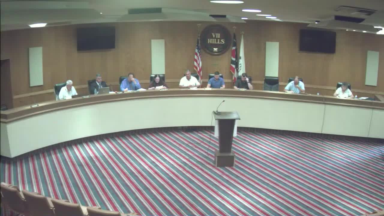Seven Hills council holds first reading of ordinance to formalize full-time mayor role amid debate over voter approval