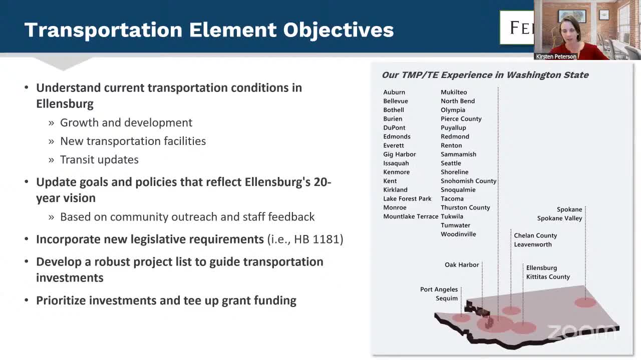 Ellensburg plans transportation updates and economic analysis to support community goals