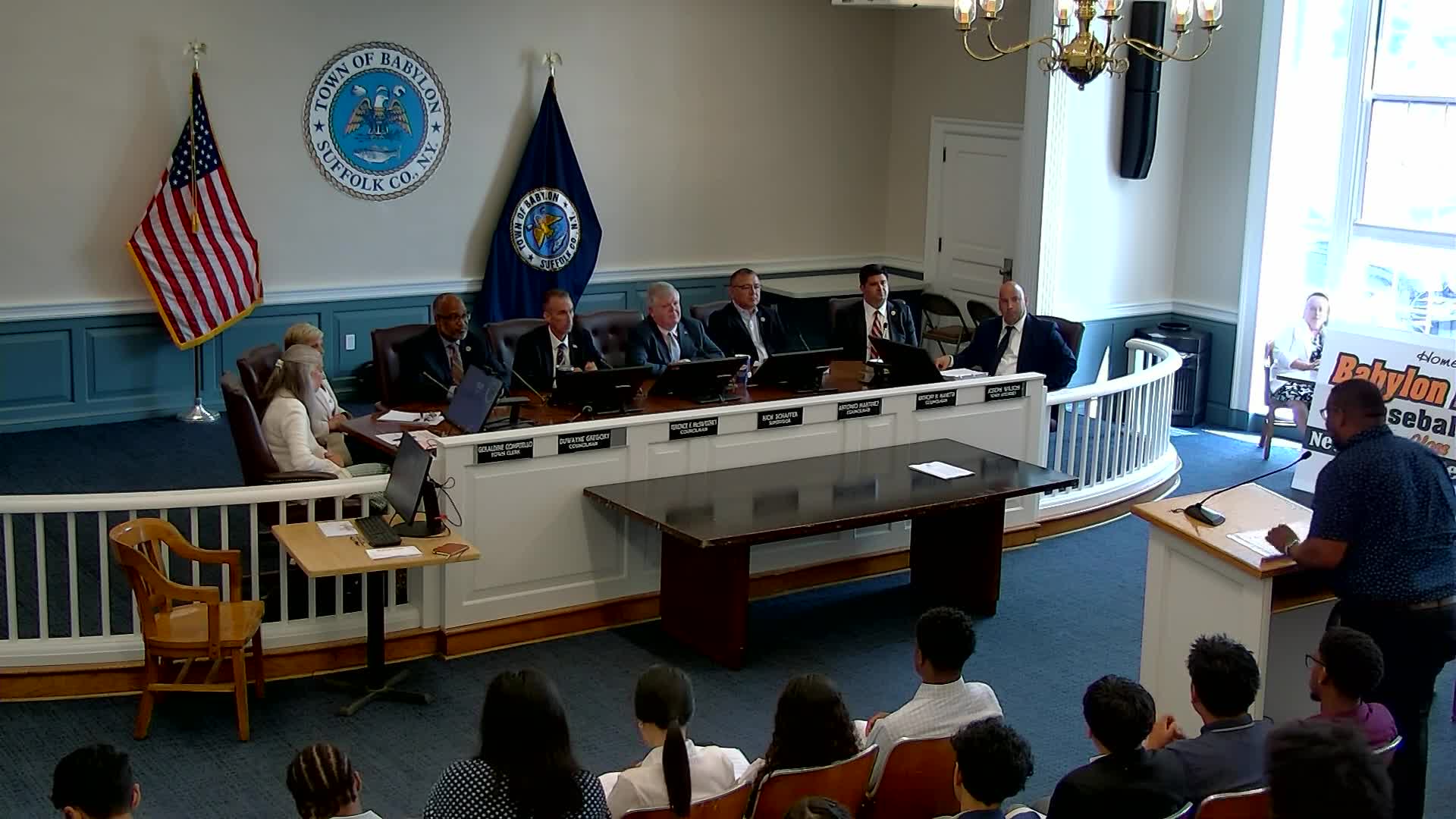 Community leaders support Andrew's youth basketball programs in Amityville