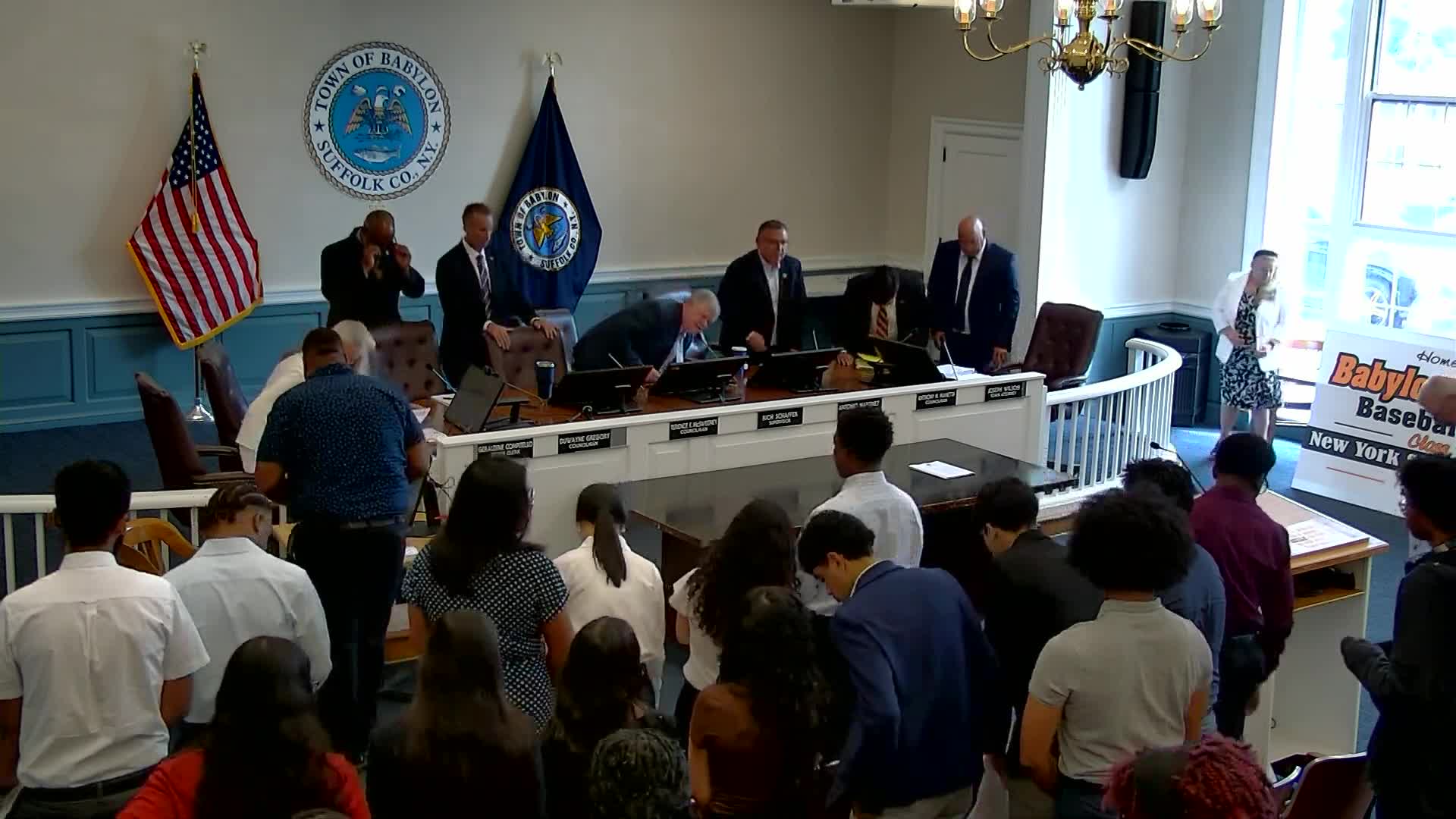 Babylon Town Board conducts public hearings on traffic and zoning ordinances