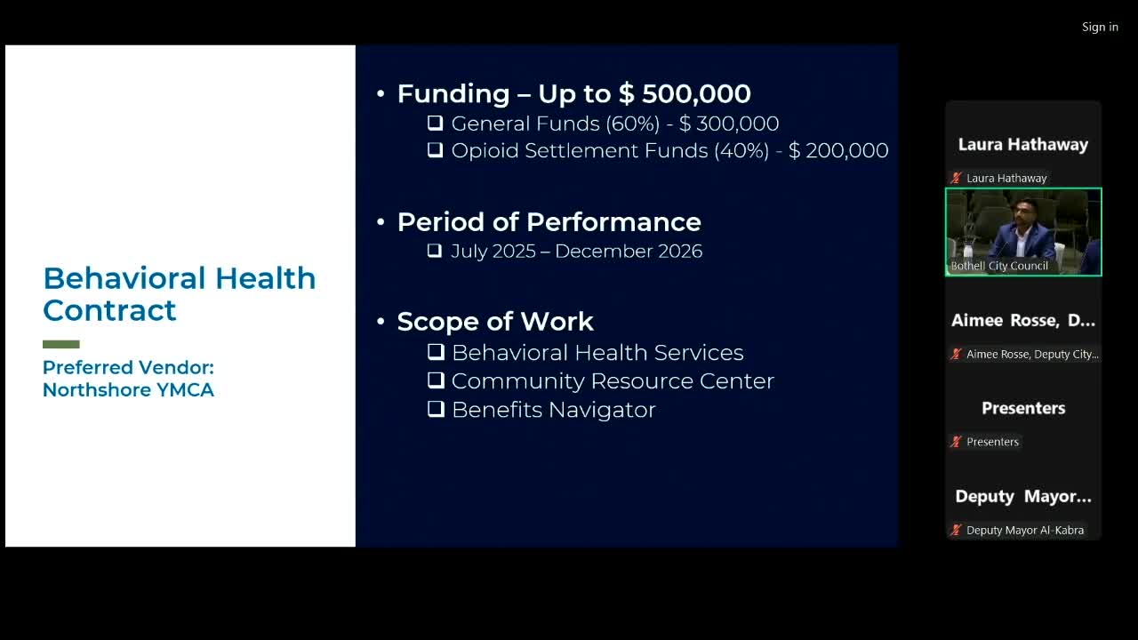 City Council authorizes $500K contract with North Shore YMCA for mental health services