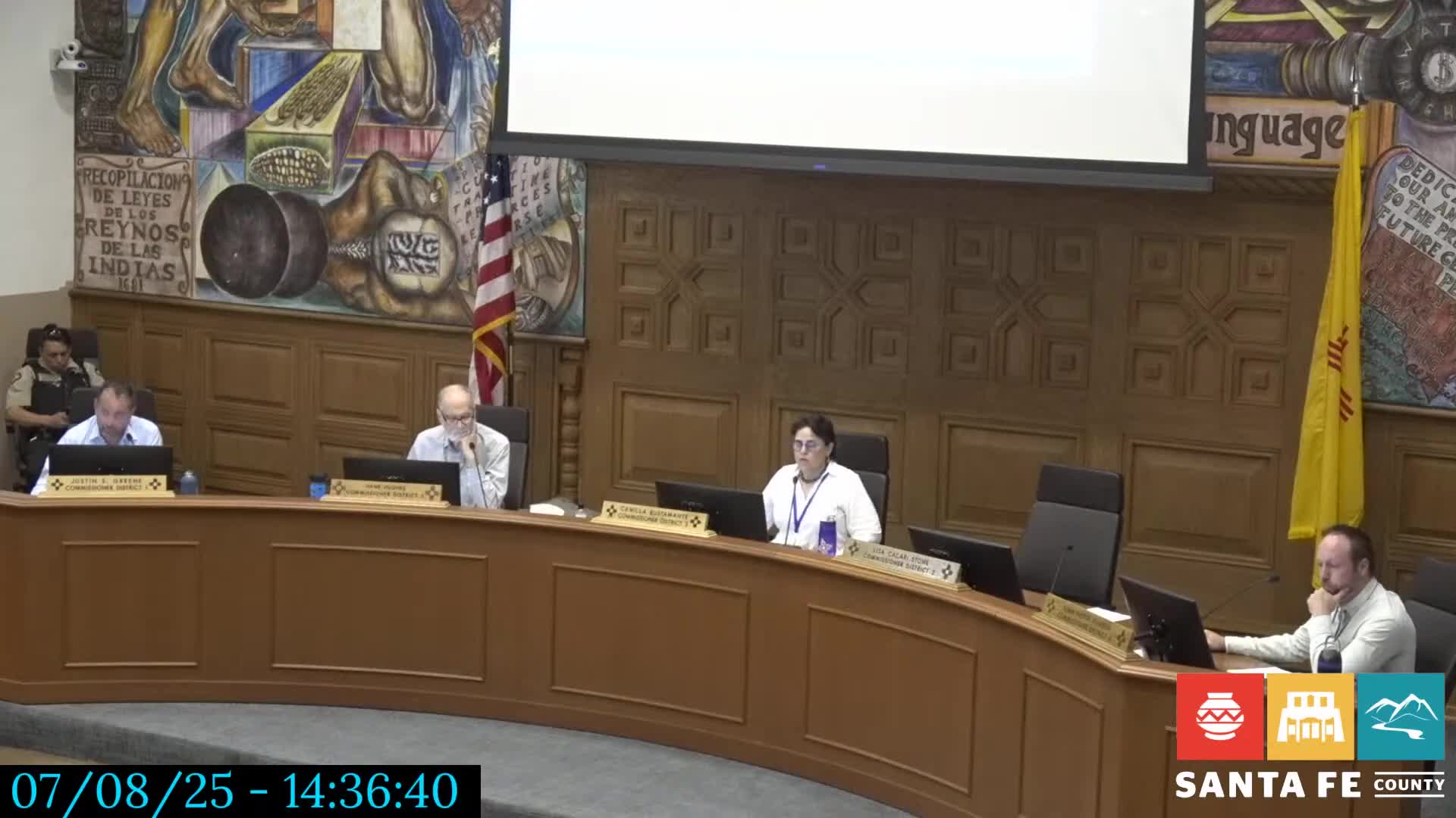 Santa Fe County designates polling places and adopts Little Tesuque Creek management plan