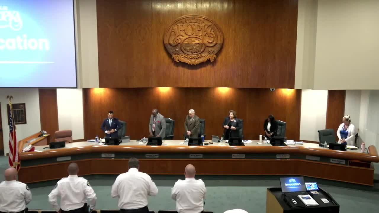 Apopka City Council holds public meeting on fiscal year 26 budget request