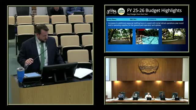 City Council discusses Camp Wiwa budget increase and operational challenges