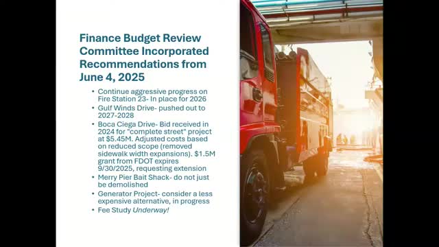 City Commission outlines funding for Fire Station 22 and updated project timelines