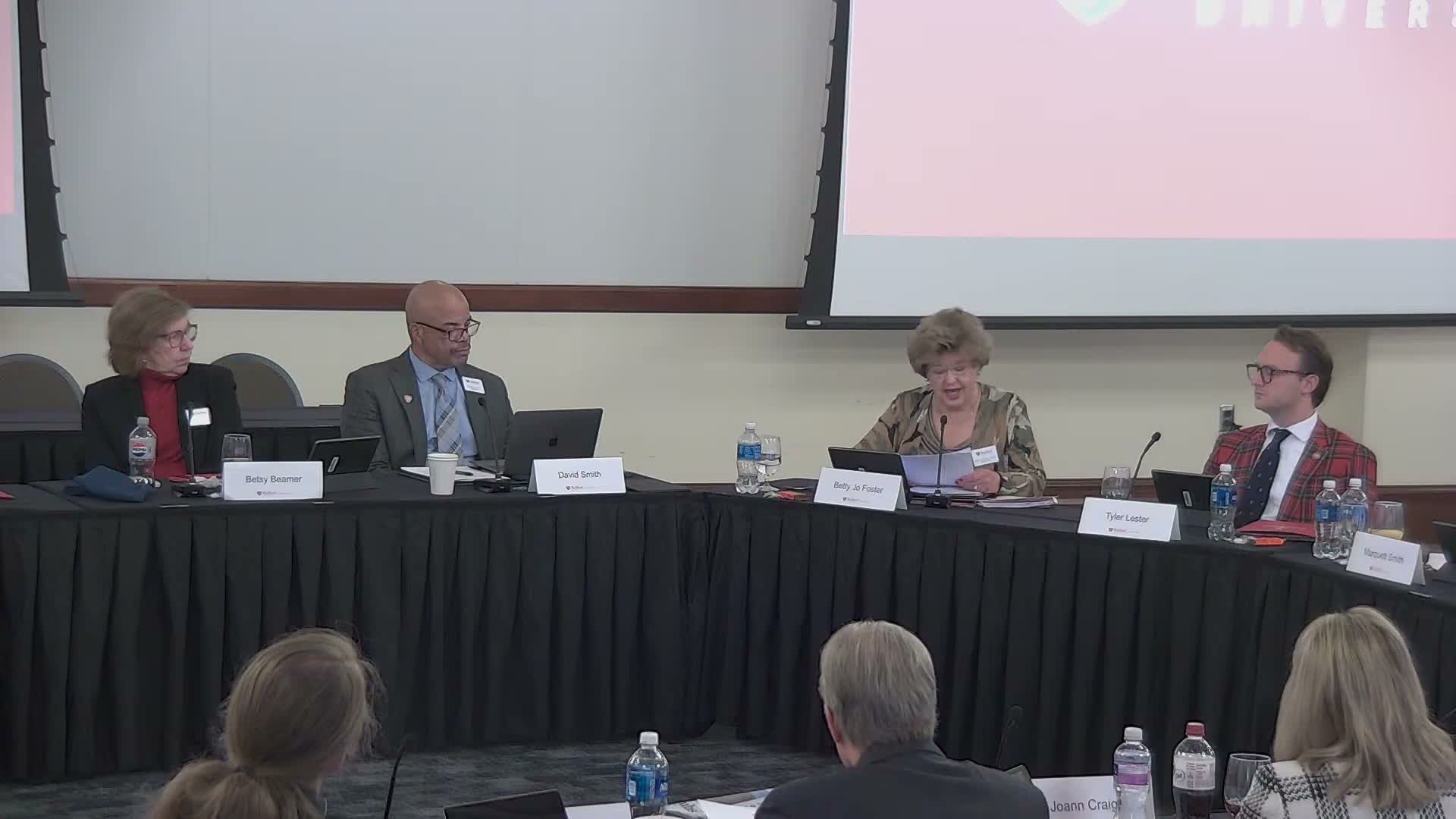 Board adopts updated crisis and emergency management plan and approves revised internal audit charter