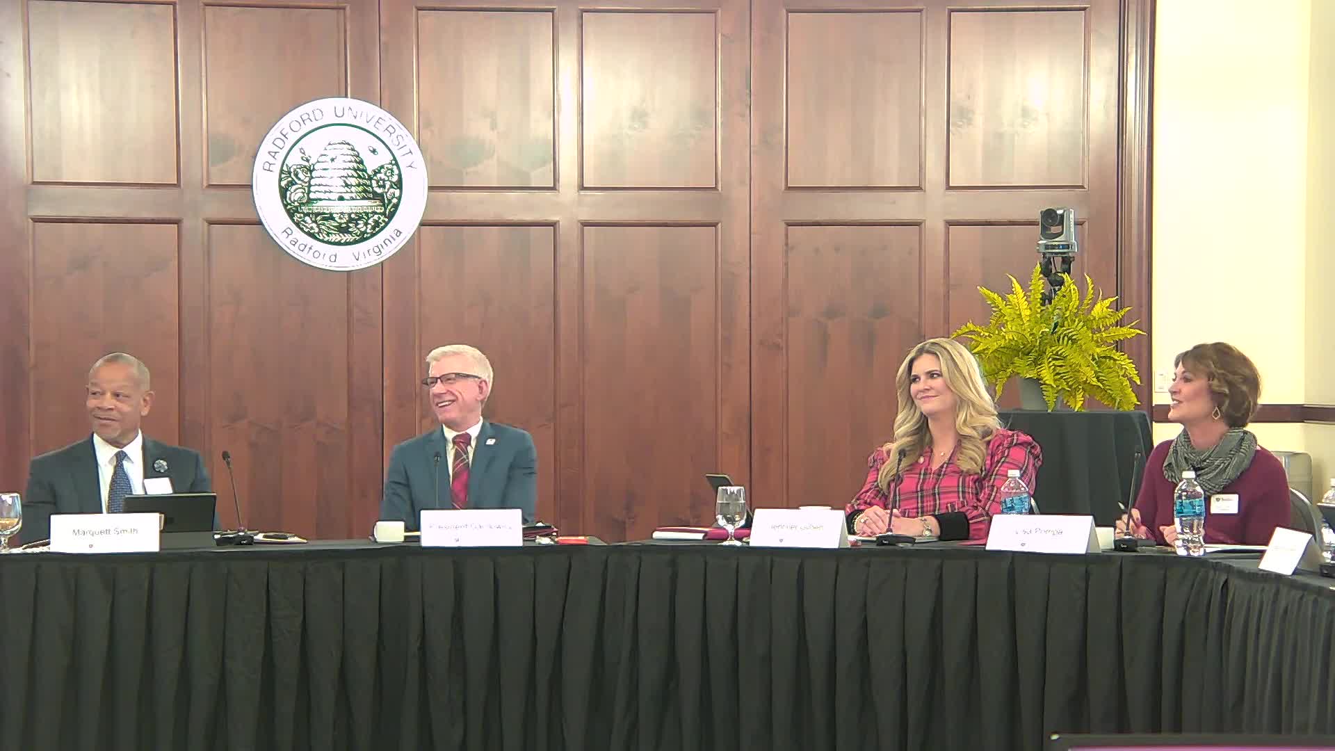 Radford University celebrates student leadership and engagement initiatives during board meeting