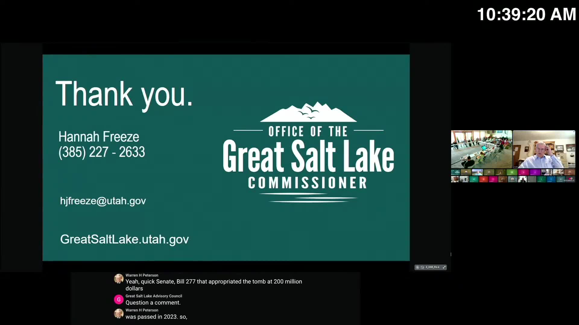 Great Salt Lake Advisory Council discusses collaboration challenges and urgency of action