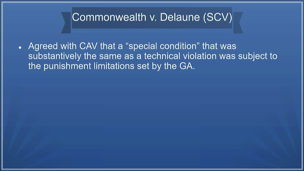 Supreme Court clarifies probation statute interpretations in Delon and Thomas cases