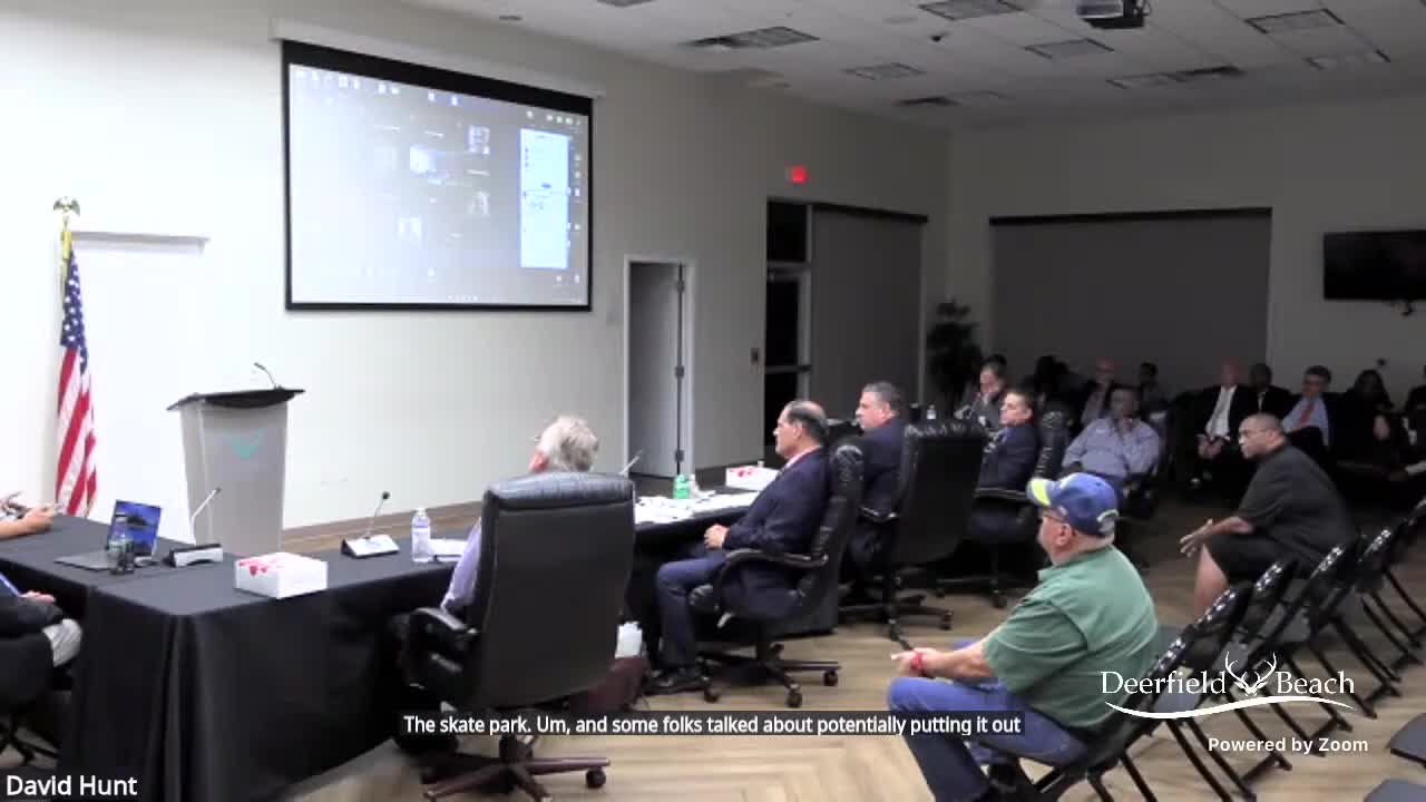 Deerfield Beach residents demand budget transparency and improved public meeting conditions