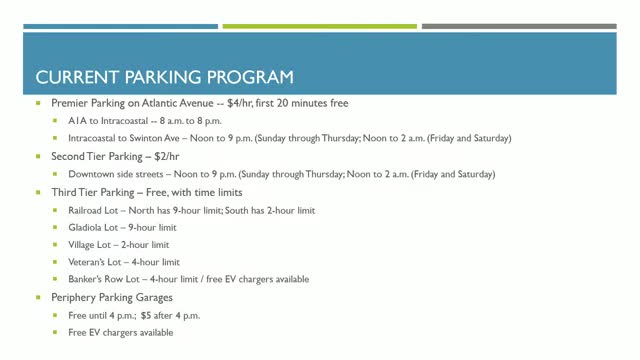 Delray Beach City Commission proposes new parking management and pricing strategies
