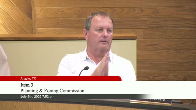 Argyle Council discusses zoning changes for animal ownership in SF1 district