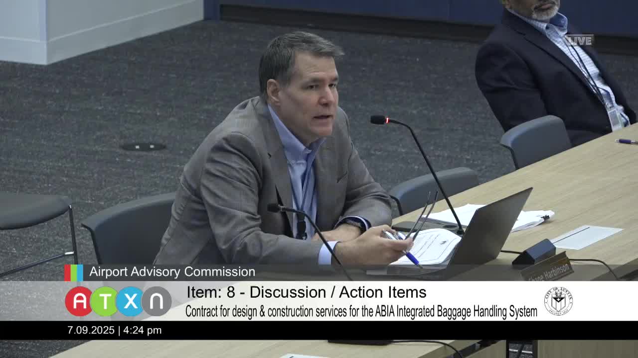 Commissioners approve $320M West Infill project for airport baggage systems