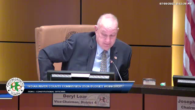 Indian River County Sheriff's Office requests budget increase for deputy salaries and civilian staff